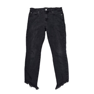 Joe's Jeans Flawless The Icon Mid Y2K Skinny Ankle Jeans W 29 Black A005225